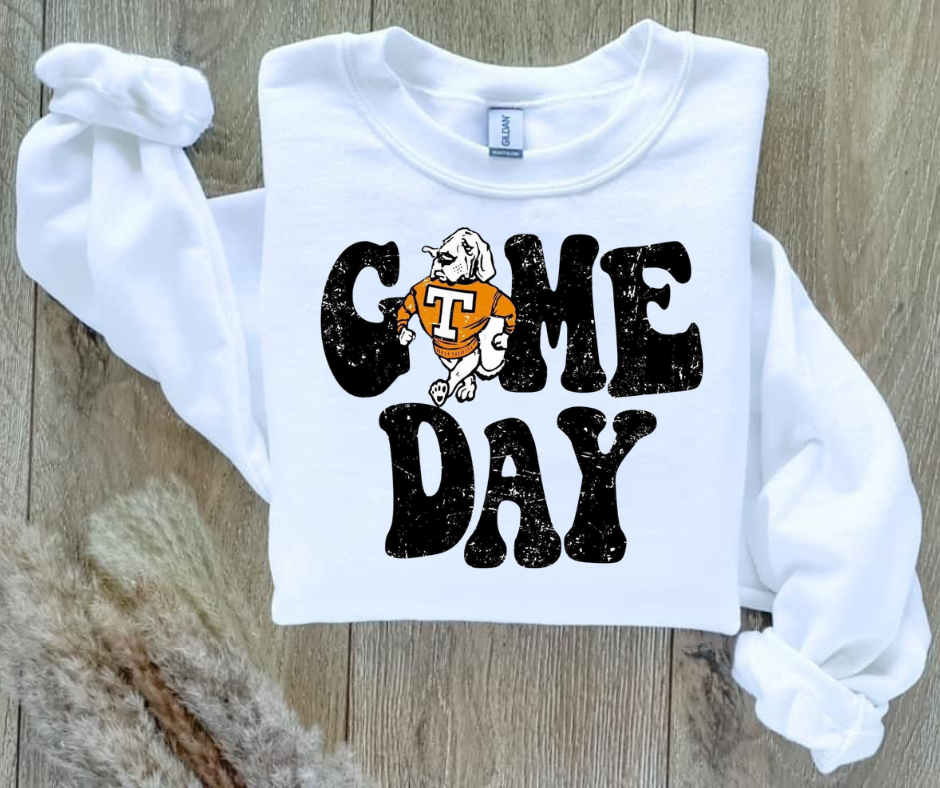 Tennessee Vols Game Day Sweatshirt (add color of sweatshirt in text box)