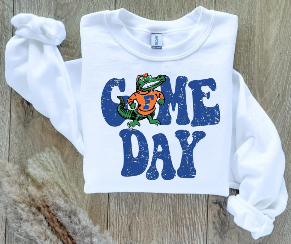 Gators Game Day Sweatshirt (add color of sweatshirt in text box)