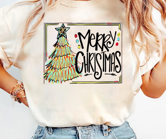 Merry Christmas Tee/Sweatshirt( type in color tshirt/sweatshirt in text box)