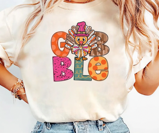 Gobble Tee/Sweatshirt( type in color tshirt/sweatshirt in text box)