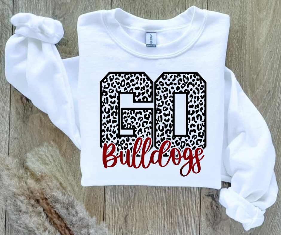 Go Bulldogs Sweatshirt (add color of sweatshirt in text box)