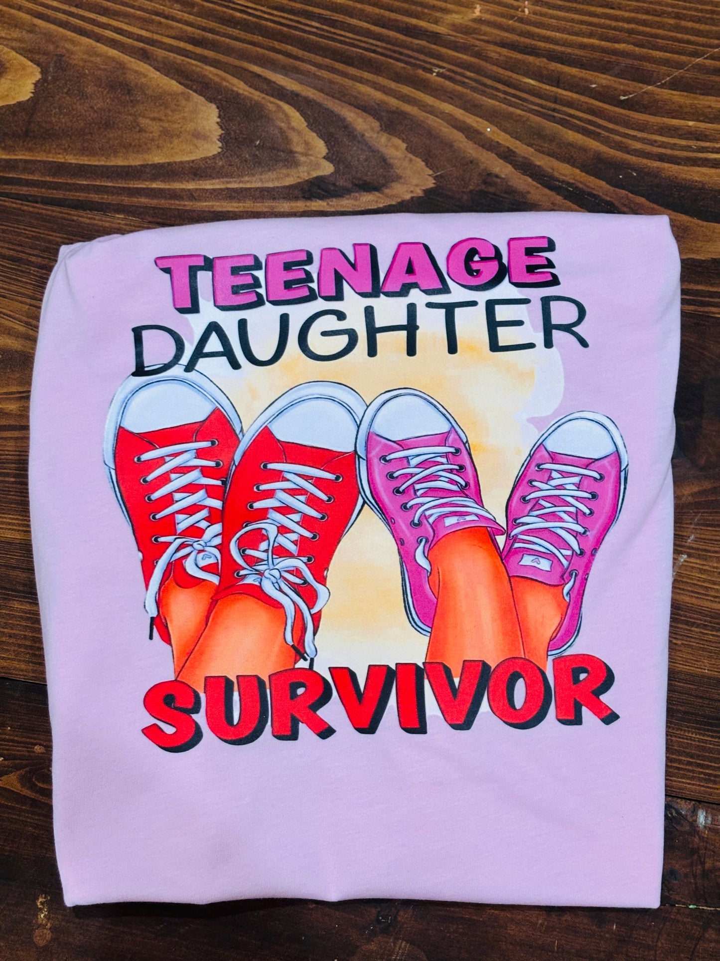 Teenage daughter survivor