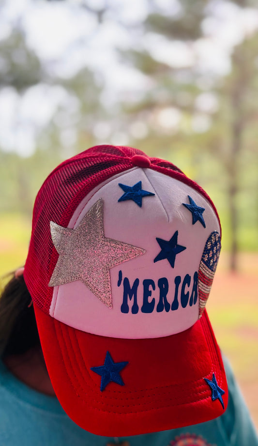 ‘MERICA BLING Trucker Hat