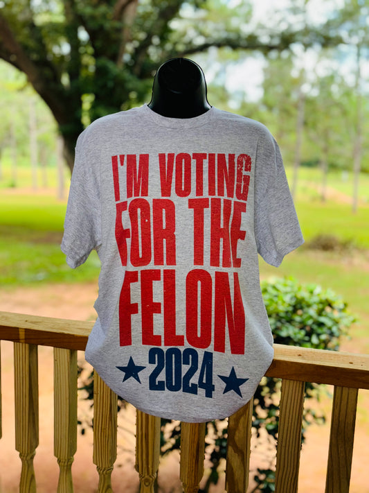 I’m voting for the felon 2024⭐️