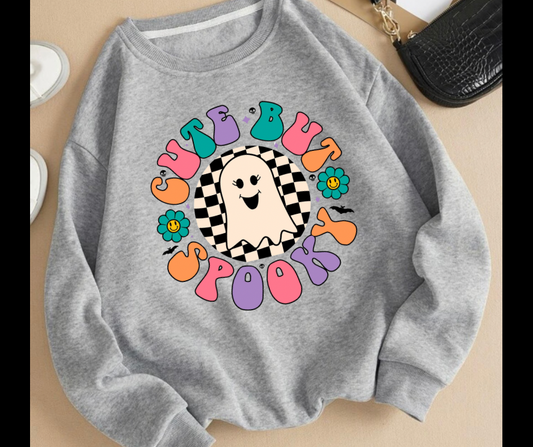 Cute but spooky Tee/Sweatshirt( type in color tshirt/sweatshirt in text box)